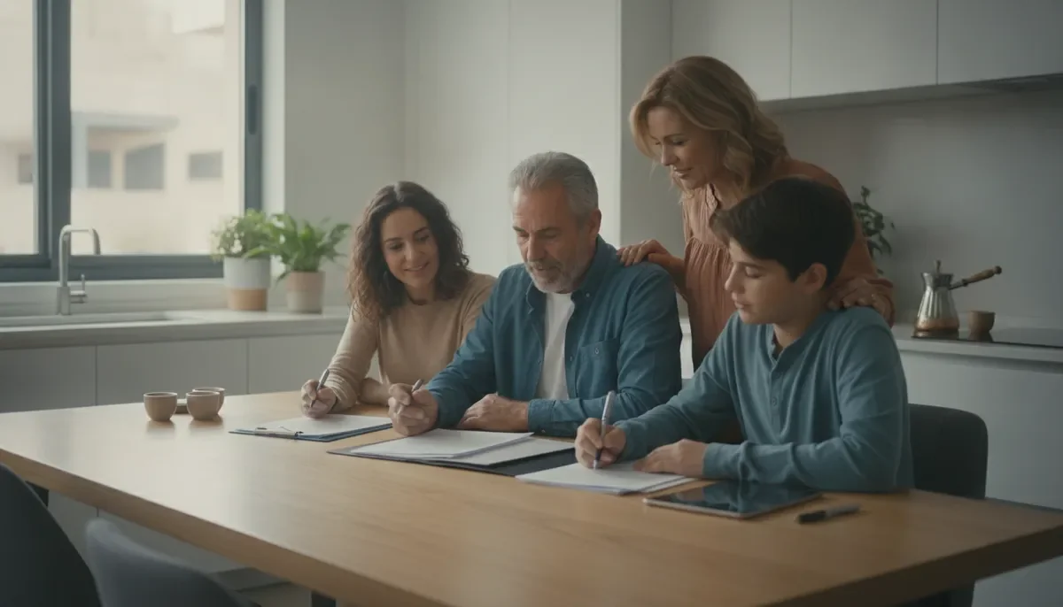 עורך דין אבי בן דוד מכין תיק לוועדה רפואית במשרדו
